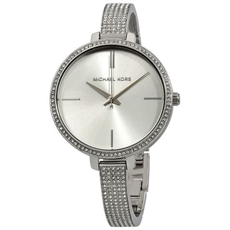 michael kors jaryn silver tone watch|Jaryn Silver.